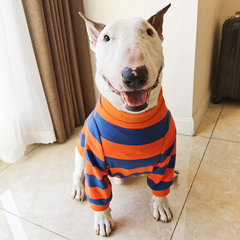 Dress Your Pet in Style with Our Cute Striped T-Shirt